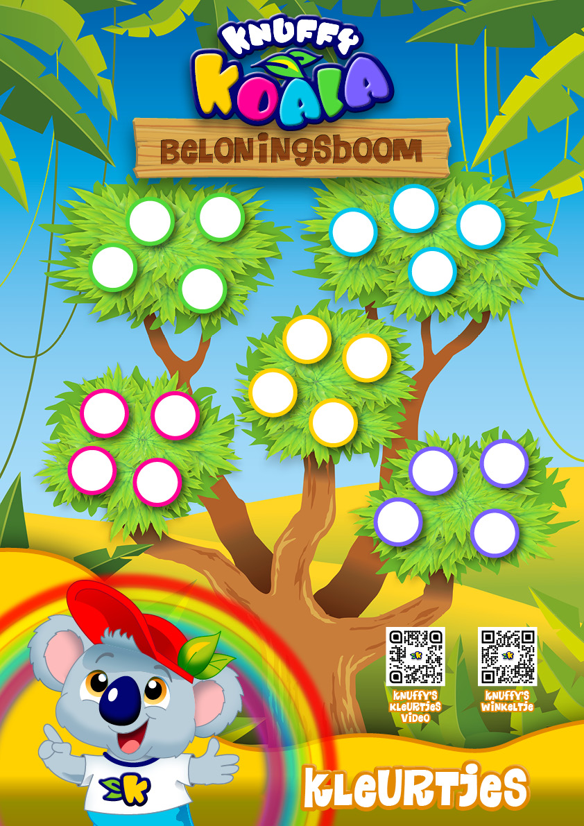 Beloningsboom A3 kleurtjes
