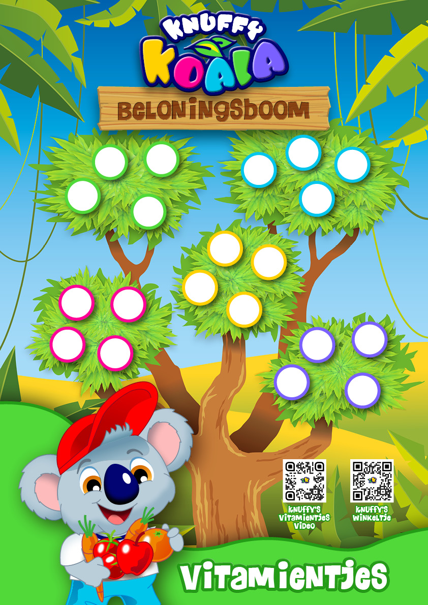 Beloningsboom A3 vitamientjes