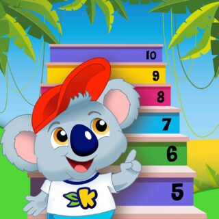 ‘De trap af’ is niet alleen leuk omdat het een beetje spannend is. Maar je leert ook nog eens tellen én met de video zie je ook allerlei coole kleurtjes verschijnen! De link staat in de bio! 

Knuffel van Knuffy!